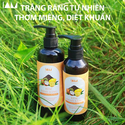 Kem Đánh Răng Thảo Mộc Chanh & Dầu Dừa 250ml - Trắng Răng Tự Nhiên, Kháng Khuẩn & Hơi Thở Thơm Mát