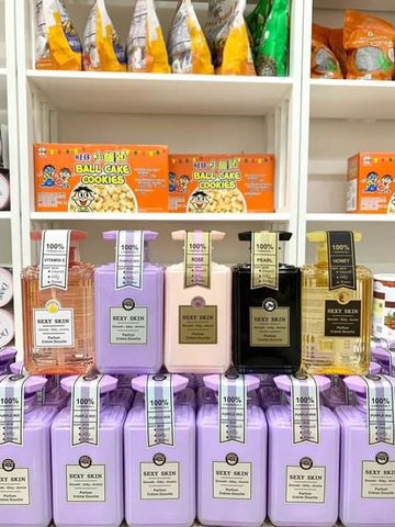Sữa Tắm Hương Nước Hoa Sexy Skin 600ml - Dưỡng Ẩm Cho Da Mềm Mại, Hương Thơm Quyến Rũ Cho Nam Nữ