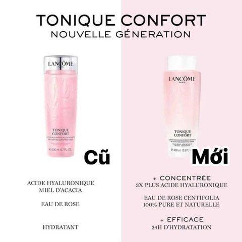Nước Hoa Hồng Lancome Tonique Confort 125ML - Toner Cân Bằng Da, Cấp Ẩm, Dưỡng Da Nhạy Cảm, Thương Hiệu Pháp Cao Cấp