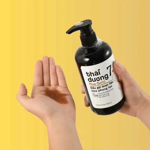 Dầu Gội Thái Dương 7 Plus Gold với Hoa Phong Lan - Chống Rụng Tóc, Ngăn Ngừa Gàu - 250ml, Giúp Làm Sạch và Phục Hồi Tóc Hư Tổn