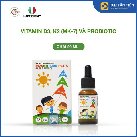 ROSNATURE PLUS - Kết hợp hoàn hảo cho sự phát triển vượt trội của trẻ