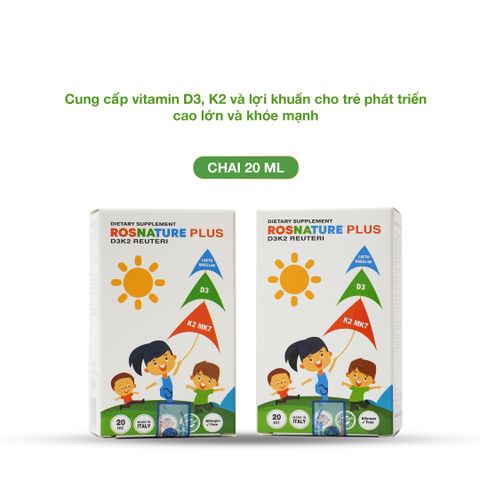 ROSNATURE PLUS - Kết hợp hoàn hảo cho sự phát triển vượt trội của trẻ