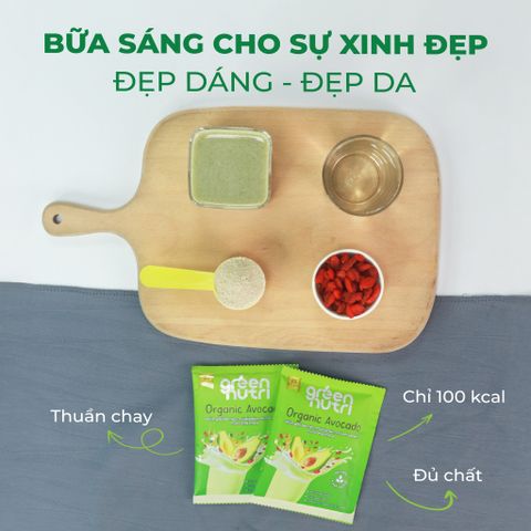 Sữa Hạt Ngũ Cốc Organic Avocado 625g - Thức Uống Thiên Nhiên Có BCAAs, Dinh Dưỡng Cho Sức Khỏe, Duy Trì Khối Cơ