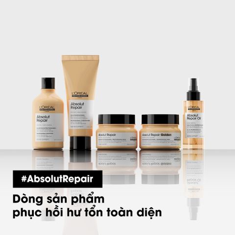 Dầu Gội L'Oréal Professionnel Phục Hồi Hư Tổn 300ml - Dưỡng Tóc Khô Xơ Với Keratin Cho Mái Tóc Bóng Mượt, Mềm Mại