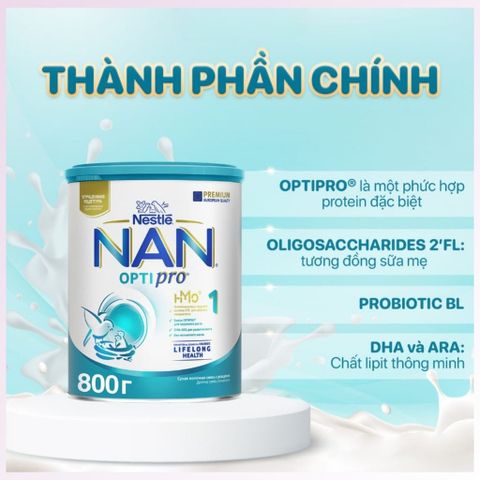 Sữa Nan Nga 800g Số Một, Dinh Dưỡng Cho Bé 0-6 Tháng