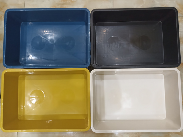 Khay Nhựa Nuôi Cá Cảnh 16L - Để Ép Cá, Trồng Rau, Đựng Đồ - Phụ Kiện Chất Lượng Cho Betta, Guppy, Cá 7 Màu