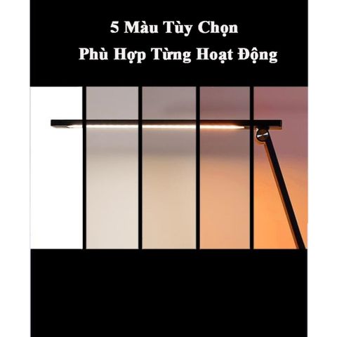 Đèn Học Chống Cận Siêu Sáng 10W Cảm Ứng Đổi Màu, Gấp Gọn Di Động - Đèn LED Kiểm Soát Ánh Sáng Đa Chế Độ MTR058 (Tặng Củ Sạc)