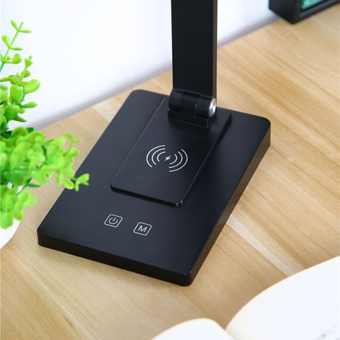 Đèn Học Để Bàn Chống Cận Gấp Gọn Có Điều Chỉnh Ánh Sáng Bằng Cảm Ứng - Sạc Không Dây Tiện Lợi MTR058D
