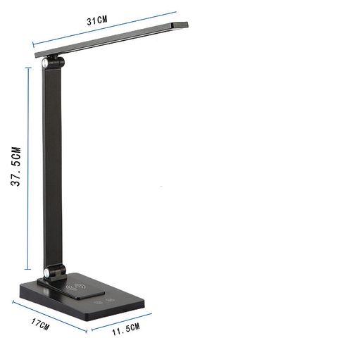 Đèn Học Để Bàn Chống Cận Gấp Gọn Có Điều Chỉnh Ánh Sáng Bằng Cảm Ứng - Sạc Không Dây Tiện Lợi MTR058D