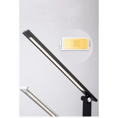 Đèn Học Để Bàn Chống Cận Gấp Gọn Có Điều Chỉnh Ánh Sáng Bằng Cảm Ứng - Sạc Không Dây Tiện Lợi MTR058D