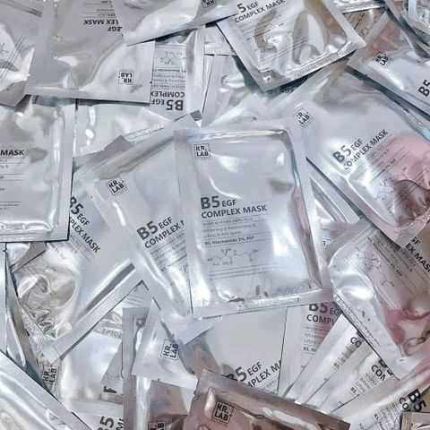 Set 10 Mặt Nạ B5 Kr.Lab Cấp Ẩm Phục Hồi Dưỡng Trắng - Mặt Nạ Dưỡng Da Tươi Sáng Hàn Quốc, Chăm Sóc Da Hiệu Quả
