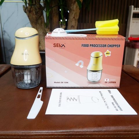 Máy Xay Thịt Thủy Tinh SEKA SK2287 - 500W, 2 Cối, Thiết Kế Sang Trọng, An Toàn, Dung Tích 2L, Hoạt Động Linh Hoạt, Chính Hãng Model 2024
