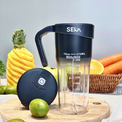 Máy Xay Sinh Tố Cầm Tay Seka NT889 - Công Suất 150W, Dung Tích 470ml, Thiết Kế Tiện Dụng, An Toàn, Phù Hợp Cho Công Sở, Du Lịch