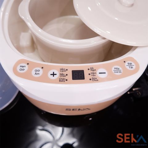 Nồi Chưng Yến SEKA GT69 Dung Tích 2 Lít - Nồi Nấu Cháo, Hầm Cách Thủy - Hàng chính hãng