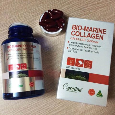 Viên Uống Collagen Careline Bio-Marine 2000mg - Tăng Cường Đàn Hồi Da, Giảm Nếp Nhăn, Bổ Sung Vitamin & Khoáng Chất tự nhiên