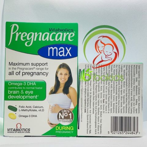 Vitamin Bà Bầu Pregnacare Max - Thực Phẩm Chức Năng Cho Mẹ Bầu 84 Viên Hỗ Trợ Sức Khỏe Thai Kỳ