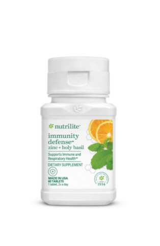 Viên uống Kẽm Immunity Defense ZinC + Holy Basil Amway Nutrilite