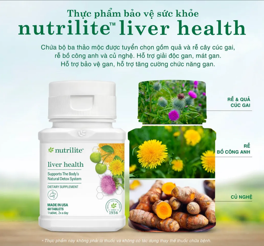 Viên uống hỗ trợ Gan - Nutrilite Liver Health 