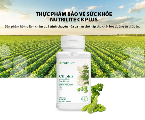 Viên uống Nutrilite CB Plus ( Hỗ trợ kiểm soát bột đường )