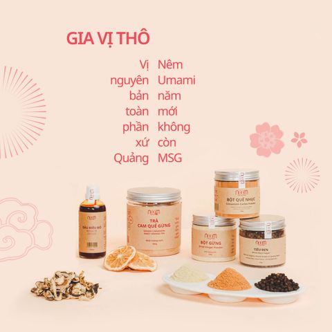 Bột Gia Vị Thảo Dược Noom Tự Nhiên - Không Phụ Gia, Hóa Chất - Hương Vị Độc Đáo Cho Món Ăn Ngon Tuyệt