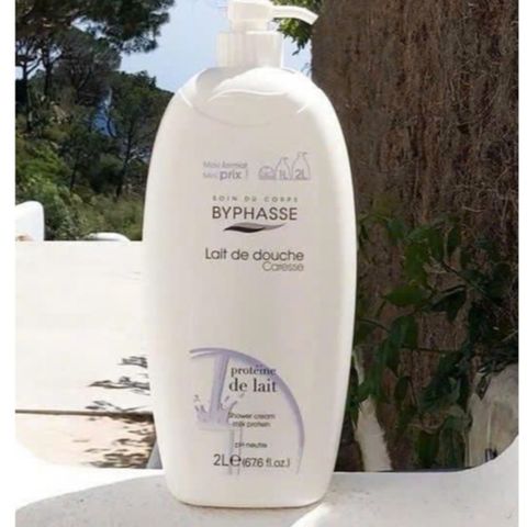 Sữa Tắm Trắng Da Byphasse Lait De Douche 2000ml - Dưỡng Da Mịn Màng và Hương Thơm Quyến Rũ từ Hoa Vanila