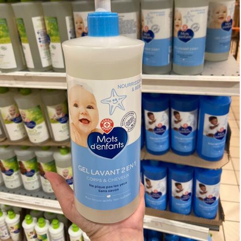Sữa Tắm Bọt Cho Bé MOTS D'ENFANTS 750ml - Dịu Nhẹ, An Toàn Cho Trẻ Sơ Sinh, Hương Thơm Dễ Chịu - Nội Địa Pháp, Giảm Giá 50%