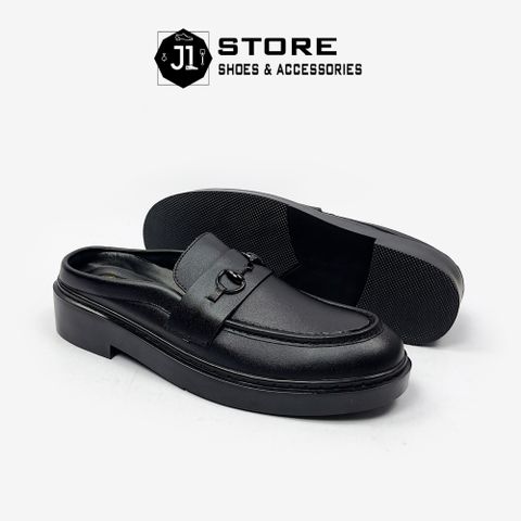 Giày Sục Nam Da Từ Tấm S24 J1 - Phong Cách Cao Cấp, Đế Cao Su Tăng Chiều Cao 4cm, Thoải Mái, Thanh Lịch cho Quý Ông