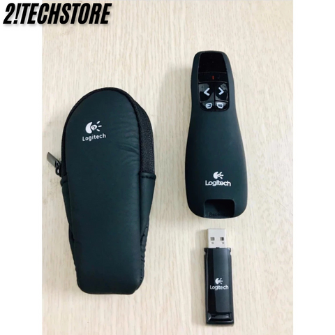 Bút Trình Chiếu Logitech R400 - Bút Laser Điều Khiển Slide PowerPoint, Trình Bày Chuyên Nghiệp, Bảo Hành 12 Tháng