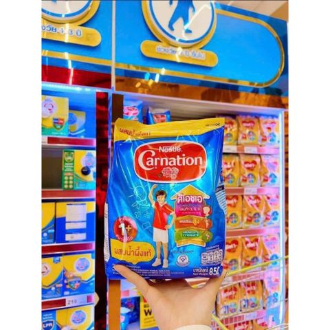 Sữa Bột Nguyên Kem Carnation Thái 1400gr - Hương Vị Vani, Tăng Cân, Tăng Chiều Cao, Bổ Sung Omega 3, 6, 9 Cho Trẻ Em Từ 1-12 Tuổi