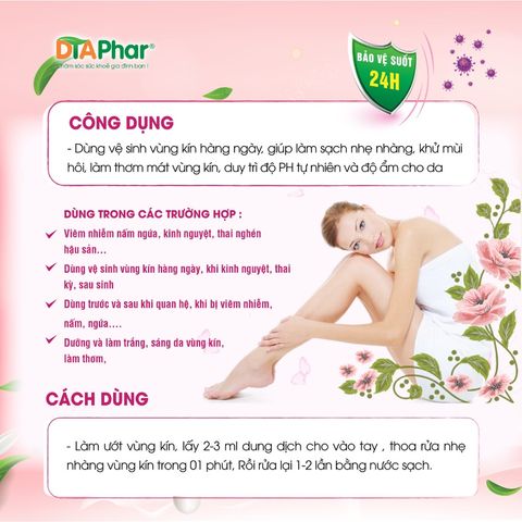 Dung Dịch Vệ Sinh Nữ Nano Cool Extra 100ml - Khử Mùi, Dưỡng Ẩm, Cân Bằng pH Da Vùng Kín, Giúp Làm Sạch Mềm Mại