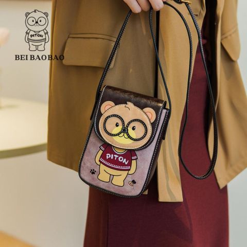 Túi Đeo Chéo Nữ Bill Bear Mini Dễ Thương - Thiết Kế Thời Trang Cao Cấp, Đựng Điện Thoại, Phù Hợp Khi Đi Chơi, Dã Ngoại