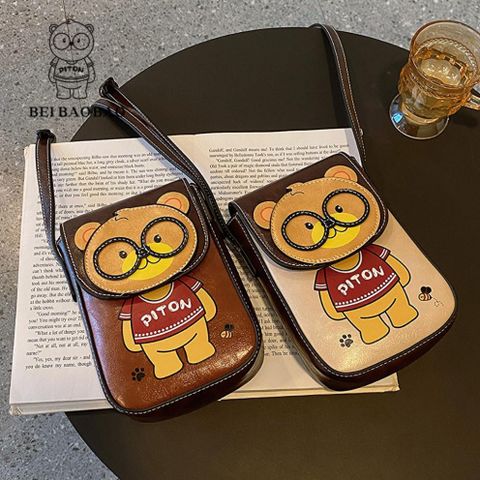 Túi Đeo Chéo Nữ Bill Bear Mini Dễ Thương - Thiết Kế Thời Trang Cao Cấp, Đựng Điện Thoại, Phù Hợp Khi Đi Chơi, Dã Ngoại