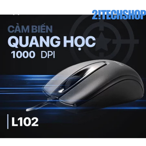Chuột Dây Fuhlen L102 - Chuột Quang Học Ergonomic cho Game Thủ và Văn Phòng + Lót Chuột Razer 20x25cm Combo Giá Rẻ