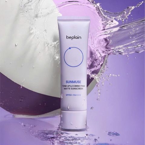 Kem Chống Nắng Beplain Sunmuse Tone Up Matte SPF50+ PA++++ 50ml - Chống Nắng, Kiềm Dầu, Hiệu Chỉnh Tông Màu Da Tự Nhiên