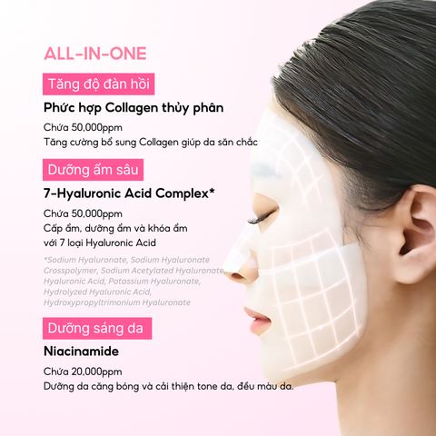 Combo 10 Hộp Mặt Nạ Thạch Collagen Hàn Quốc IMU - Dưỡng Ẩm, Chống Lão Hóa, Làm Sáng Da - Mặt Nạ Hydrogel Chất Lượng Cao