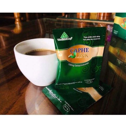 Cà Phê Decaf Caphelink New - Thảo Mộc Hữu Cơ Tỉnh Táo Tự Nhiên, Không Say, Hương Vị Độc Đáo, Hộp 20 Gói