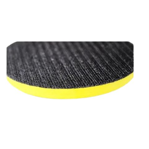 Đế Nhựa Chà Nhám 4 inch - Đế ABS Chất Lượng Cao cho Máy Mài và Giấy Nhám, Dễ Dàng Thay Thế, Màu Đen Vàng