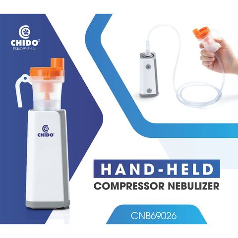 Máy Xông Khí Dung Cầm Tay CHIDO 2023 CNB69026 - Thiết Bị Y Tế Nhỏ Gọn, Pin Sạc, Đa Năng, Dùng Cho Người Lớn và Trẻ Em