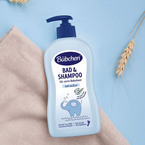 Sữa Tắm Gội Bubchen Cho Trẻ Sơ Sinh & Trẻ Em - An Toàn, Dịu Nhẹ, 400ml - Phù Hợp Cho Da Nhạy Cảm, Không Chất Bảo Quản