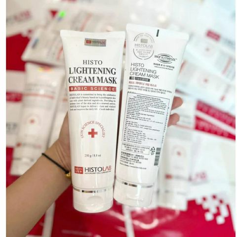 Mặt Nạ Dưỡng Trắng Histolab Lightening Cream Mask 250g - Chăm Sóc Da Mặt Căng Mịn, Ngăn Ngừa Sạm Da, Giàu Dưỡng Chất Hàn Quốc
