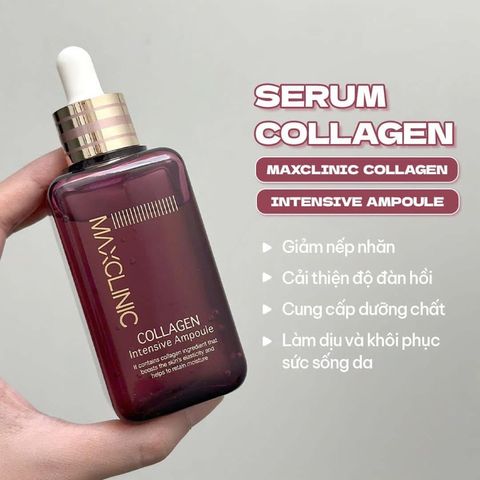 Serum Vitamin C Dưỡng Sáng Da Mờ Thâm Maxclinic Vita-10 Vital Ampoule 100ml - Tinh Chất Chống Oxy Hóa Giúp Da Tươi Trẻ, Sáng Khỏe