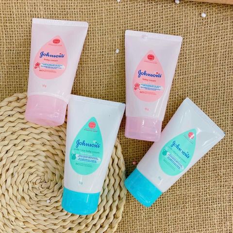 Kem Dưỡng Da Johnson's Baby 50g - An Toàn Cho Da Mẹ Và Bé, Giúp Da Mềm Mịn, Trắng Hồng Tự Nhiên, Thích Hợp Với Da Nhạy Cảm