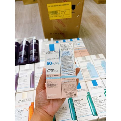 Kem Chống Nắng La Roche-Posay Anthelios Tone-Up Rosy SPF50+ 30ml - Bảo Vệ Da, Nâng Tông Sáng Ánh Hồng, Dược Mỹ Phẩm Từ Pháp