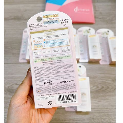 Serum Chống Nắng Dưỡng Da Nâng Tông Anessa SPF50+ PA++++ 30ml - Kem Chống Nắng Kiềm Dầu, Bảo Vệ Da Rạng Rỡ, Nhẹ Nhàng, ẩm Mượt