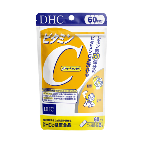 Viên uống DHC Vitamin C Hard Capsule 1000mg - Bổ sung Vitamin C, B2, Giúp Da Sáng Mịn, Giảm Thâm, Hỗ Trợ Sức Khỏe Da - Made in Japan