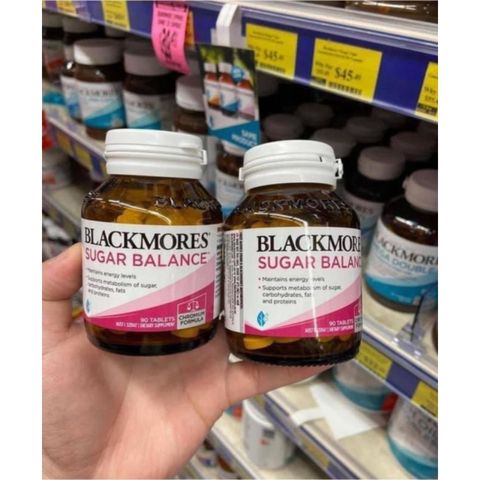 Viên Uống Cân Bằng Đường Huyết Blackmores Sugar Balance 90 Viên - Hỗ Trợ Điều Trị Tiểu Đường, Cải Thiện Sức Khỏe Tim Mạch
