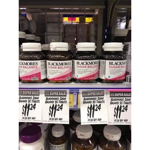 Viên Uống Cân Bằng Đường Huyết Blackmores Sugar Balance 90 Viên - Hỗ Trợ Điều Trị Tiểu Đường, Cải Thiện Sức Khỏe Tim Mạch
