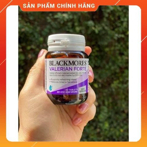 Viên Uống Ngủ Ngon Blackmores Valerian Forte Chính Hãng Úc - Hỗ Trợ Giấc Ngủ, Giảm Mất Ngủ Tối Ưu, Mẫu Mới Từ Thảo Dược An Toàn