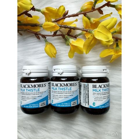 Viên Uống Thải Độc Gan Blackmores Milk Thistle 42 Viên - Hỗ Trợ Chức Năng Gan, Xuất Xứ Úc, Thực Phẩm Chức Năng Chất Lượng