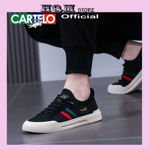 Giày CARTELO Cổ Chun Siru - Giày Da Sần Êm Chân, Thời Trang Nữ Nhiều Màu Sắc, Phù Hợp Thể Thao và Đi Chơi